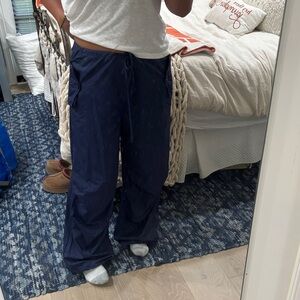 Navy Parachute Pants